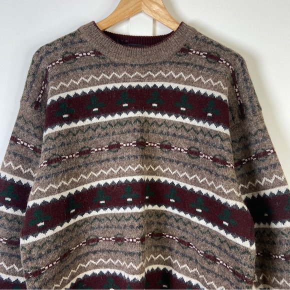 Vintage St Michael M&S Chunky Knit Jumper Wool Alpaca Blend Medium - Picture 5 of 9
